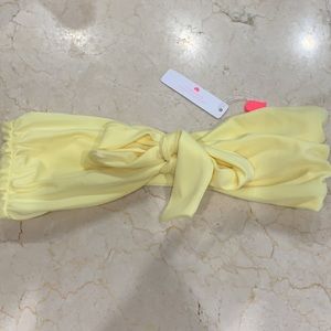 NWT-Lolli bandeau bow top-S